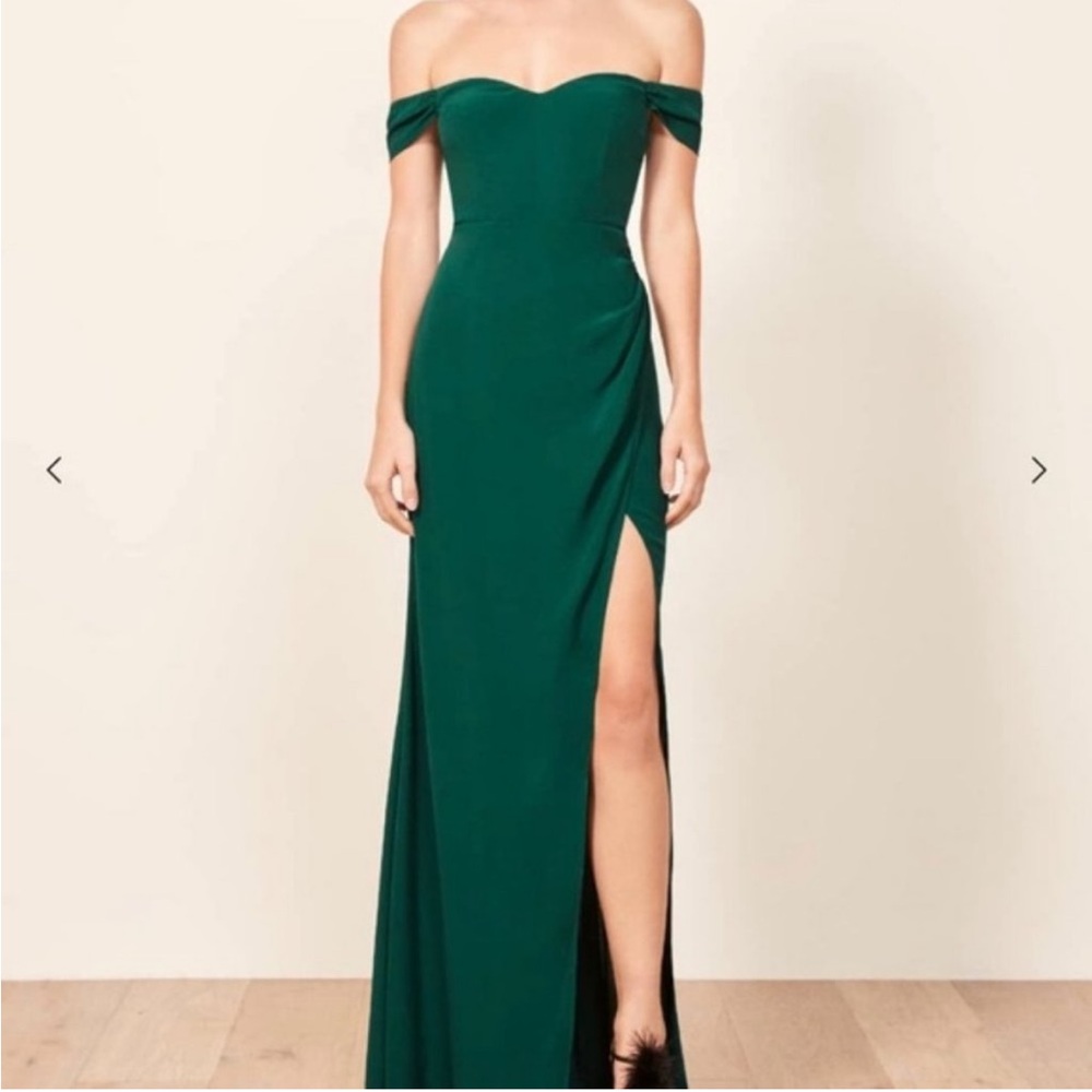 Reformation emerald Marilyn dress